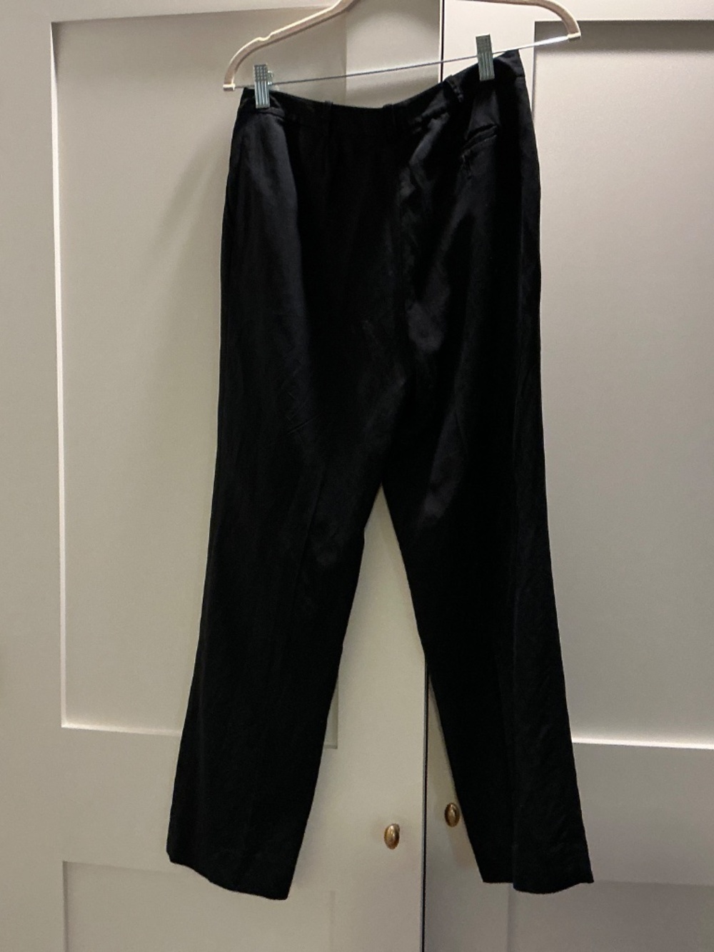 Jones New York Collection Petite Linen/Silk Black Dress paints 6P - Picture 2 of 3